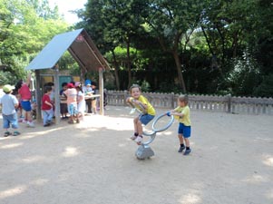 Mat de jocs al Parc de les Aiges