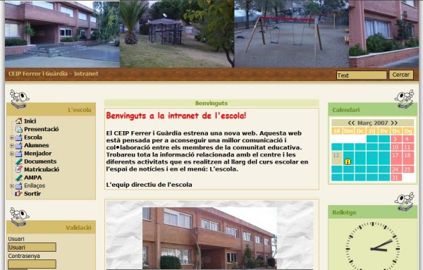 Intranet de l'escola