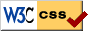 Declara que la sintaxi dels fulls d'estil utilitzats és correcta. El seu enllaç porta al validador de fulls d'estil en cascada del W3C. CSS 3.0 Transitional - Vàlid
