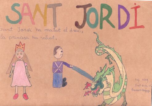 Dibuix de Sant Jordi