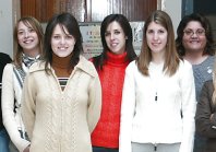 La D&egrave;nia, la Susana, la Meritxell, la C&egrave;lia i la Cristina