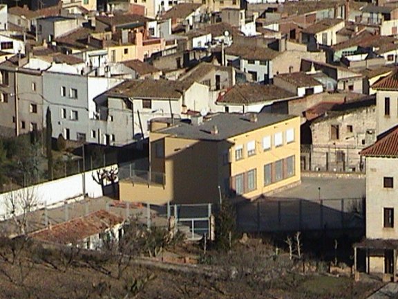 Vista de l'escola