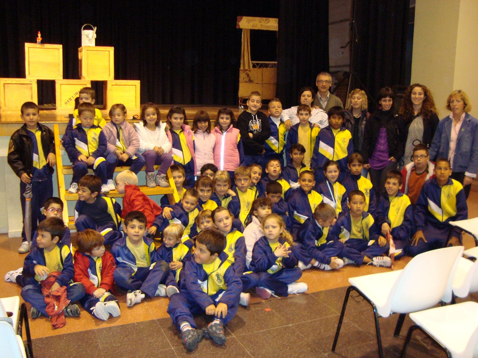 Els alumnes del centre al festival GUANT