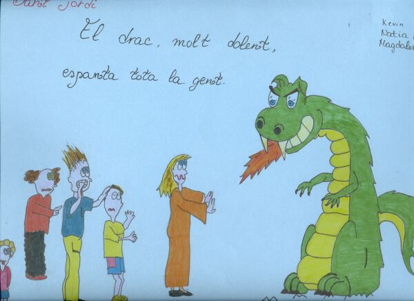 Dibuix de Sant Jordi