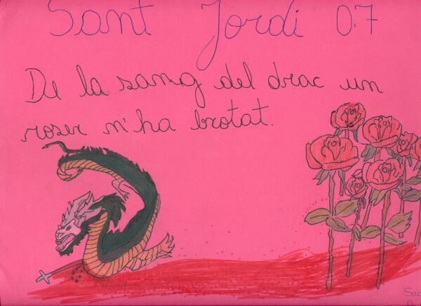 Dibuix de Sant Jordi
