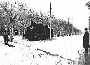 Tren al Passeig nevat 1944