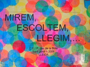 MIREM, ESCOLTEM, LLEGIM