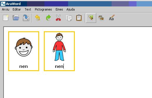 imatges diferents d'un mateix  concepte