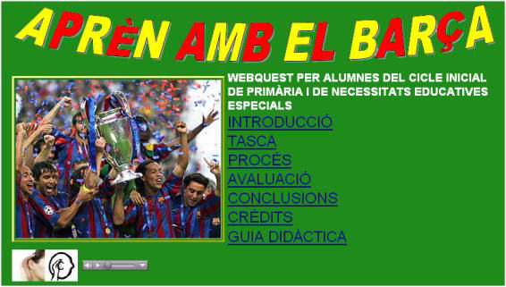 WebQuesrt Apren amb el Barça 