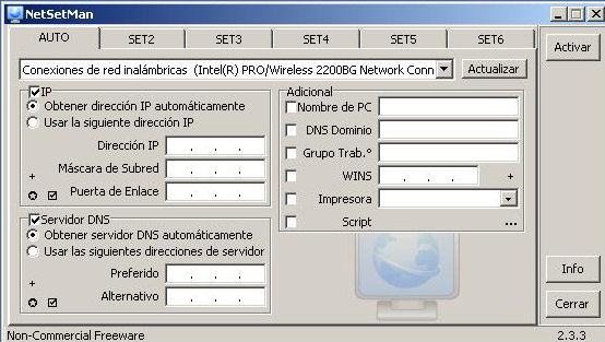Netsetman: adreça IP automàtica