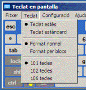 configuració tecles