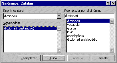 diccionari de sinònims