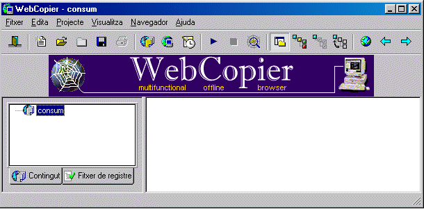 caratula web copier