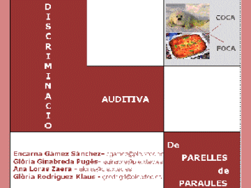 Discriminaci auditiva de parelles de paraules -Clic-