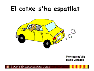 El cotxe espatllat -Infograf-
