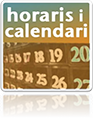 HORARIS I CALENDARI