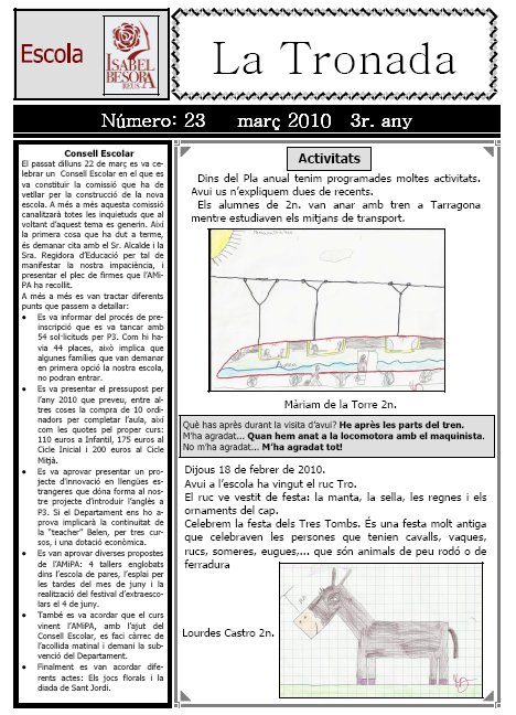 Portada La Tronada Número 23