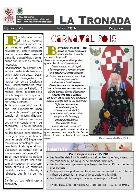 Tronada 25 Època 2