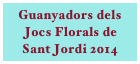 Guanyadors dels Jocs Florals de Sant Jordi 2014