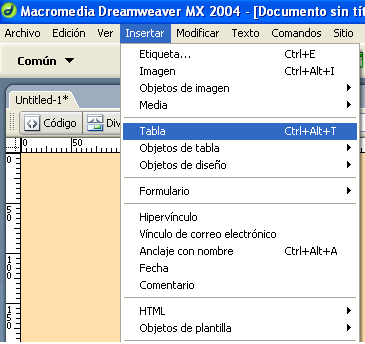 Inserir Taula