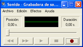  Gravadora de so