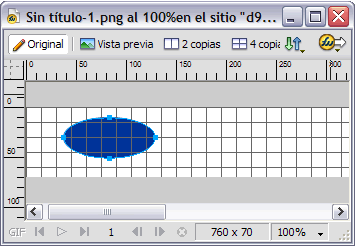 Elipse amb el color aplicat