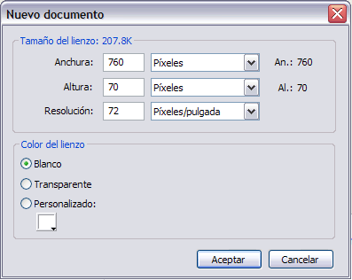 Nuevo documento