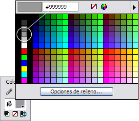 Selecció de color per a les pestanyes del fotograma 2