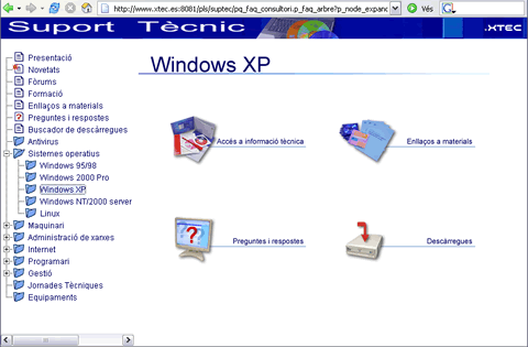 Captura pantalla suport tècnic