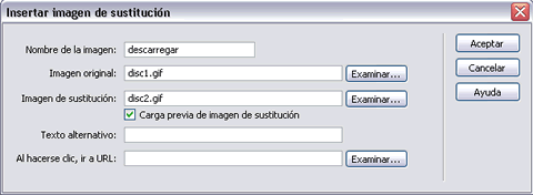 Finestra insertar imagen de sustitucin
