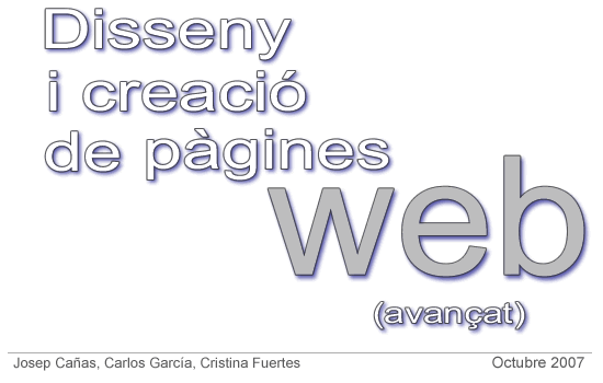 Disseny i creació de pàgines web (avançat)