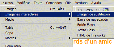 Inserir una imatge de substitució