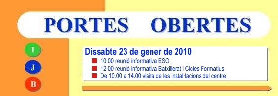 calendari portes obertes 2010