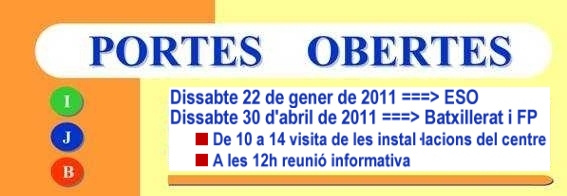 calendari portes obertes 2011