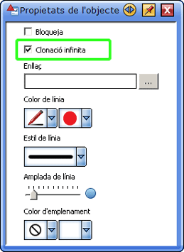 Propietat Clonació infinita