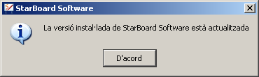 El programari està actualitzat
