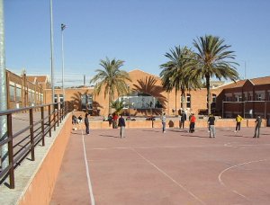Pati principal.