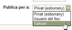 Publica per a: