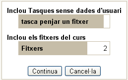 Conformitat amb la importaci.