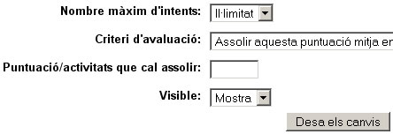 Com crear una activitat JClic: els parmetres inicials