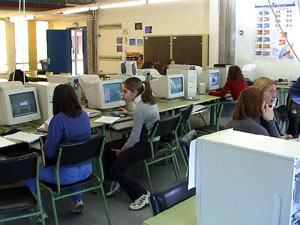 vista general aula de comer