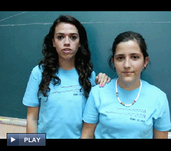 Silvia Martos i la seva companya Andrea Isern