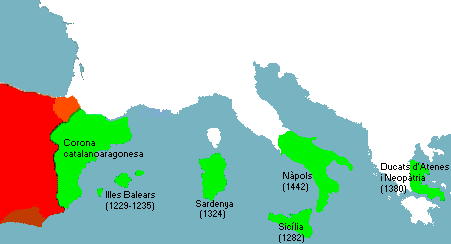 expansió mediterrània de la corona catalanoaragonesa durants els segles XIII i XIV