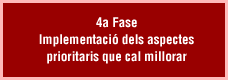 4a Fase. Implementaci dels aspectes que cal millorar