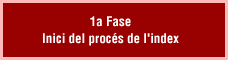 1a Fase. Inici del procs de l'ndex