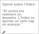 Opinió sobre l'Índex