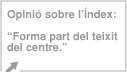 Opini sobre l'ndex