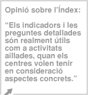 Opini sobre l'ndex