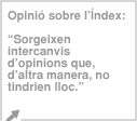 Opini sobre lndex