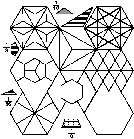 Trames d'hexàgons